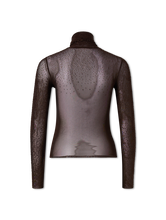 Image sur T-shirt à manches longues avec strass