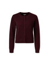 Bild von Strickjacke aus Wolle GESKI