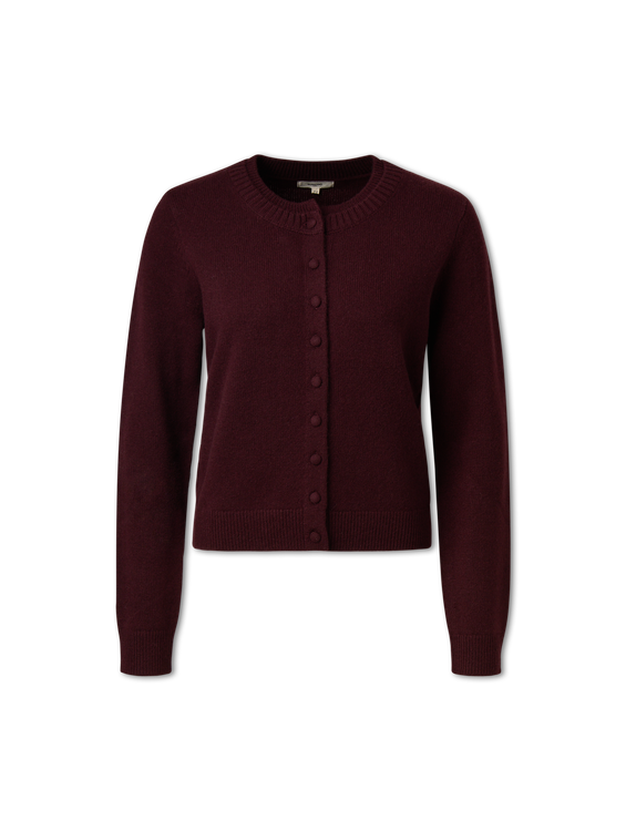 Bild von Strickjacke aus Wolle GESKI