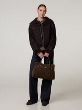 Bild von Lederjacke mit Teddyfutter