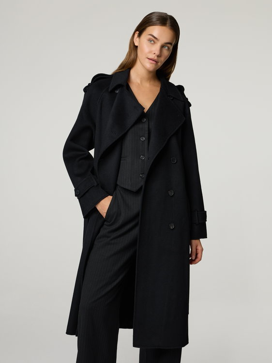 Bild von Mantel mit Wolle