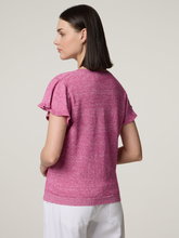 Bild von Strickshirt mit Leinen