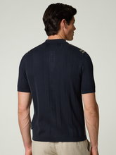 Bild von Strickpoloshirt aus Baumwolle