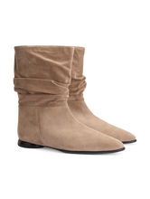 Bild von Stiefeletten aus Veloursleder