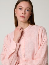 Bild von Leinenbluse mit Stickerei