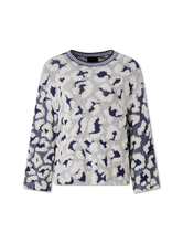 Image sur Pull à motif léopard