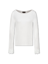 Bild von Langarmshirt mit Spitzenborte