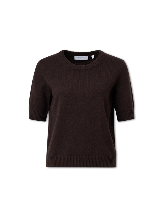 Bild von Strickpullover mit Wolle