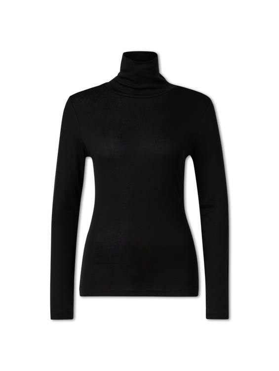 Bild von Langarmshirt in Rollkragen