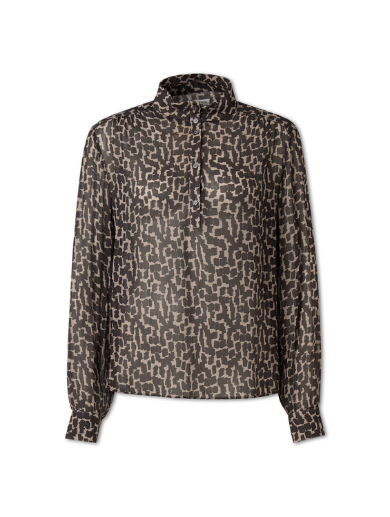 Bild von Bluse mit Stehkragen