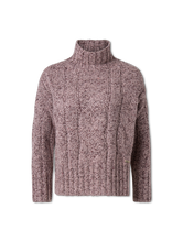 Bild von Stehkragenpullover mit Alpaka