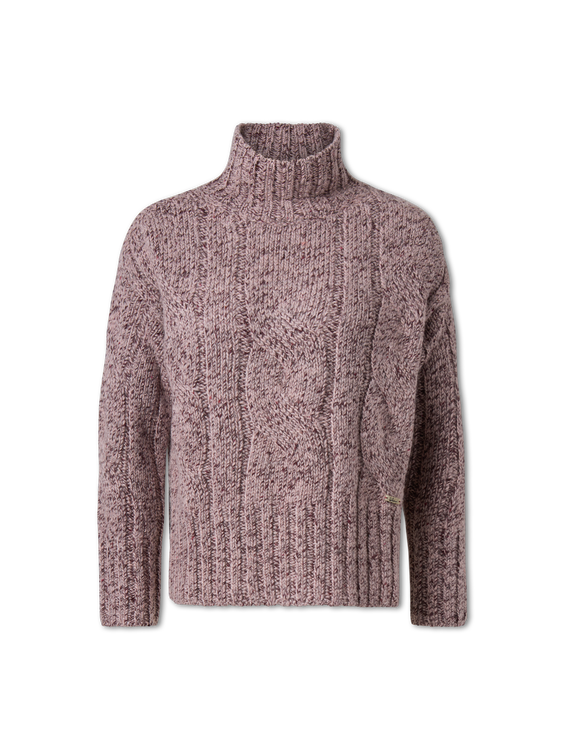 Bild von Stehkragenpullover mit Alpaka