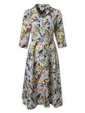 Image sur Robe midi en lin