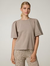 Image sur T-shirt à manches bouffantes