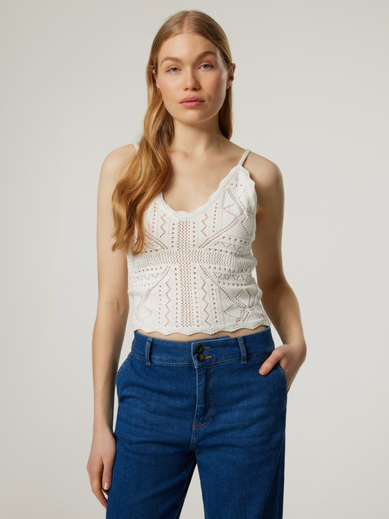 Image sur Débardeur en tricot de coton