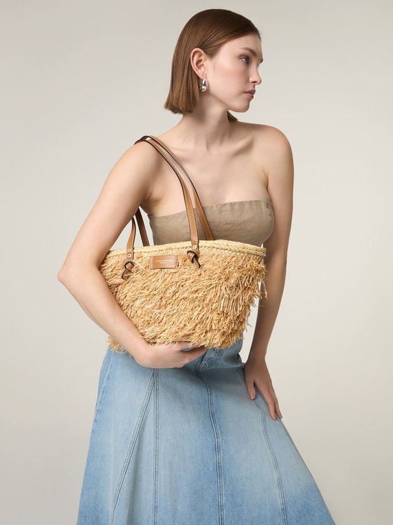 Bild von Tasche aus Stroh MIRTA