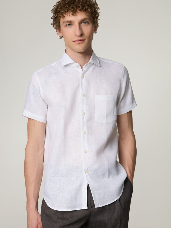 Bild von Leinenhemd im Slim Fit