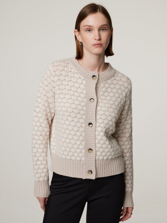Bild von Cardigan mit Cashmere