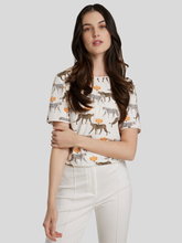 Bild von Blusenshirt mit Leoparden-Motiv