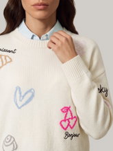 Image sur Pull avec broderies