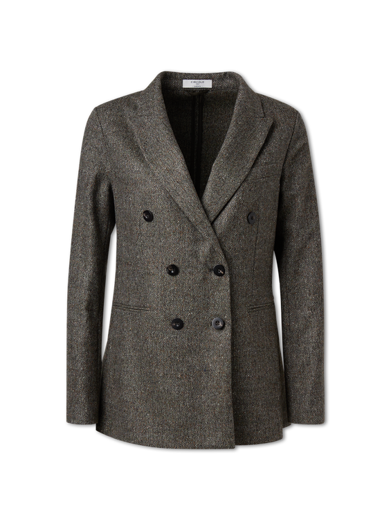 Bild von Doppelreihiger Tweed-Blazer