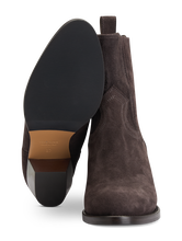 Bild von Stiefeletten aus Veloursleder