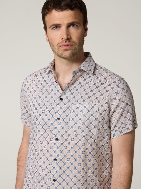 Image sur Chemise en lin coupe ajustée