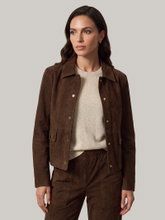 Image sur Veste en cuir suédé
