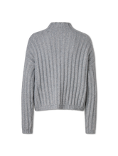 Bild von Pullover in breitem Rippstrick