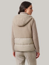 Bild von Steppgilet m Teddy-Look LUCINDA