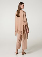 Bild von Strickcape mit Fransen