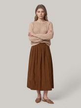 Image sur Jupe mi-longue en taffetas