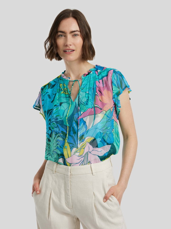 Bild von Bluse mit Blumenmuster
