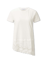 Bild von T-Shirt mit Spitzendetail