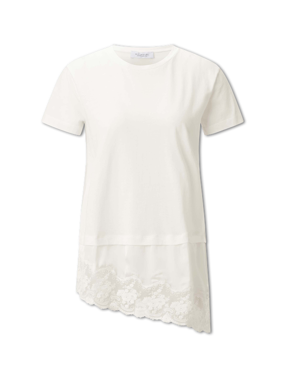 Bild von T-Shirt mit Spitzendetail