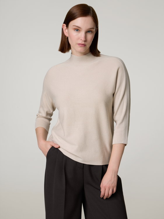 Bild von STRICKPULLI BASIC STEHKRAGEN