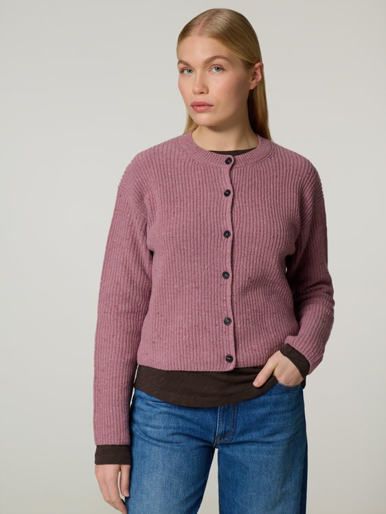 Bild von Strickjacke mit Schurwolle