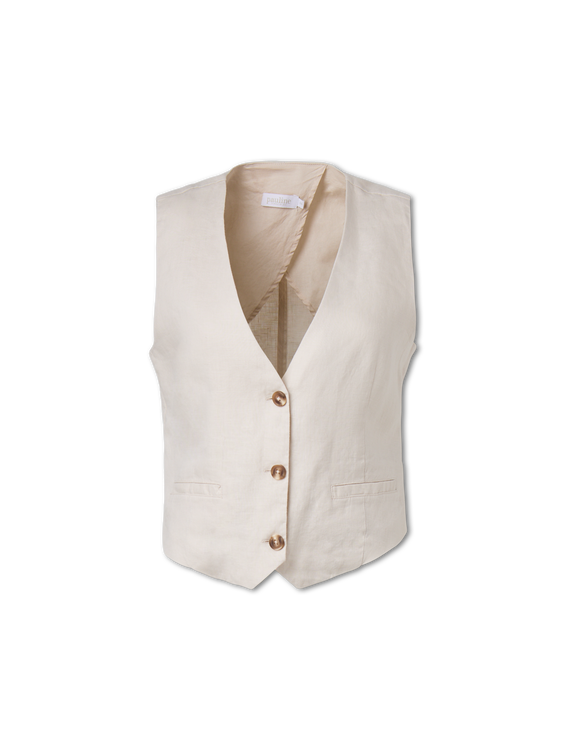 Bild von Gilet aus Leinen