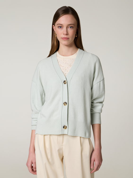 Bild von Strickjacke mit Baumwolle