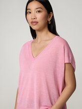 Bild von Strickshirt mit Leinen