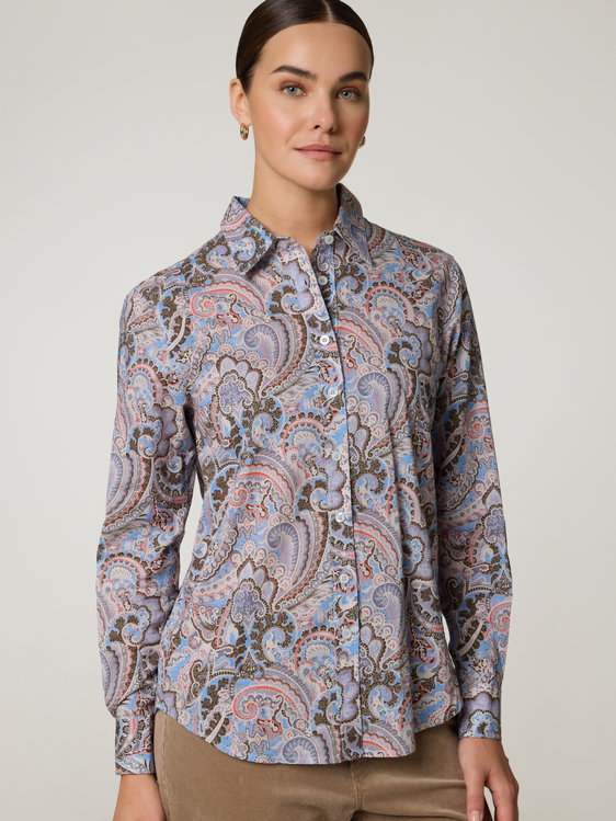 Bild von Hemdbluse aus Baumwolle
