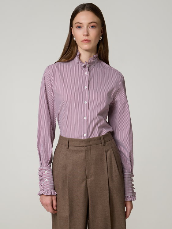 Bild von Hemdbluse mit Rüschen