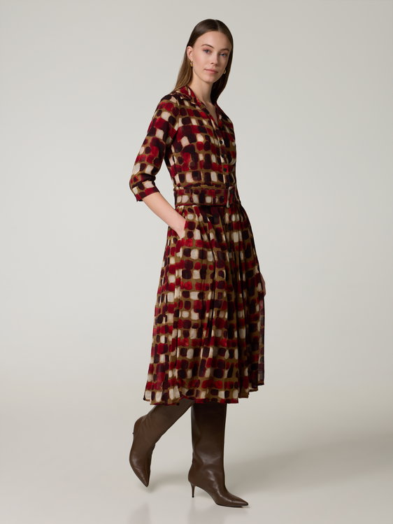Bild von Blusenkleid mit Print AUDREY