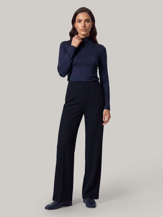 Image sur Pantalon coupe slim LILLYTH FLARED
