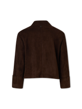 Image sur Veste en cuir suédé