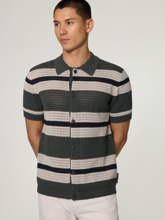 Bild von Strickpoloshirt