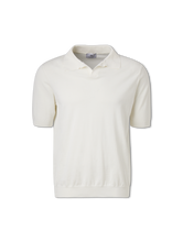 Bild von Strickpoloshirt aus Baumwolle