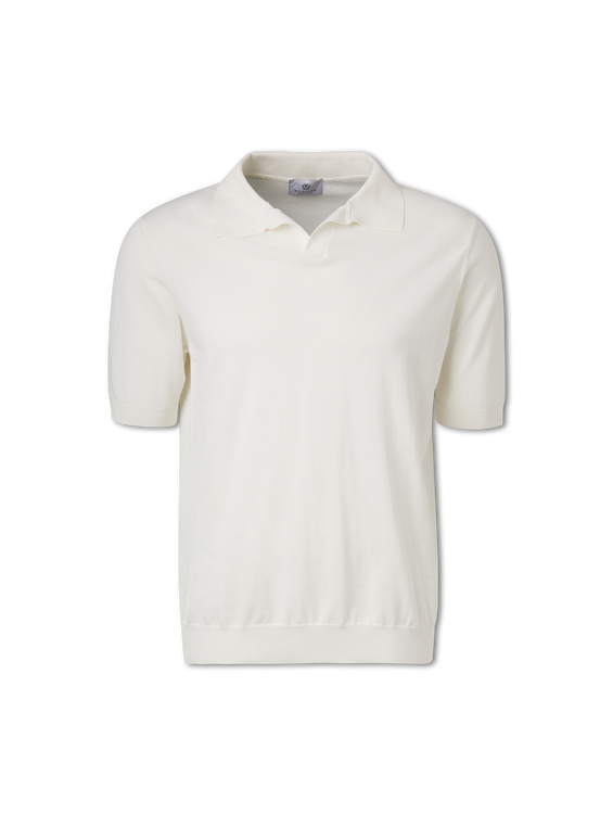 Bild von Strickpoloshirt aus Baumwolle