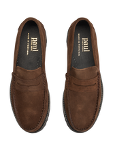 Image sur Mocassins en cuir velours