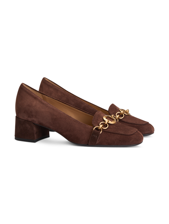 Bild von Pumps aus Veloursleder